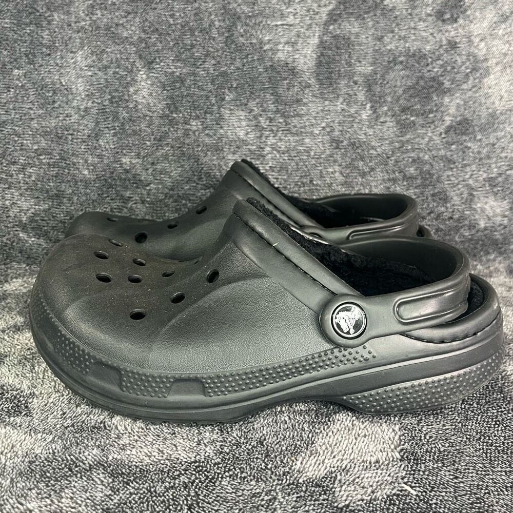 Crocs Ralen Black Unisex Clog women size 6